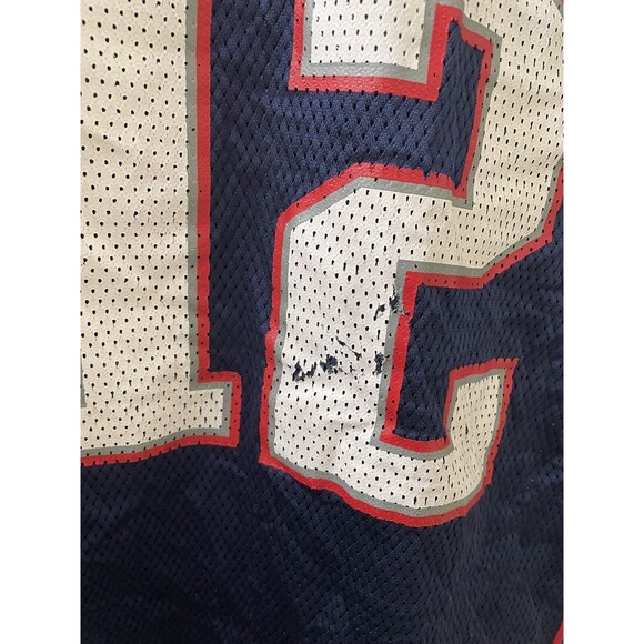 Vintage New England Patriots Youth Jersey #12 Brady Reebok Large 14-16 17.5x27.5 - Picture 2 of 11
